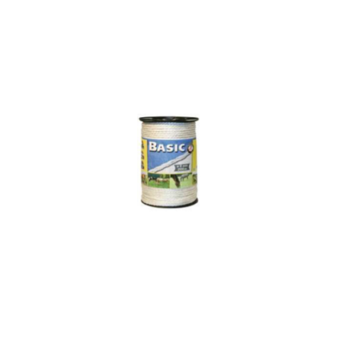 BASIC FENCING TAPE 200m x 6mm, WHITE 40001510