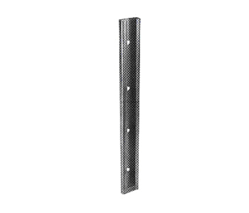 S/S VERTICAL SLIDE BRACKET WITH PLATE- L. 400 MM