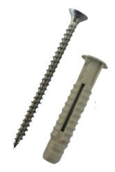 PLASTIC CLAMP WALL FIX SET 2