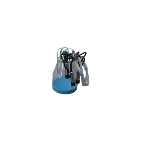 CLEAR BUCKET WITH S/S LID AND S/S TEAT CUP SHELLS S/S CLAW OF 160 CC.