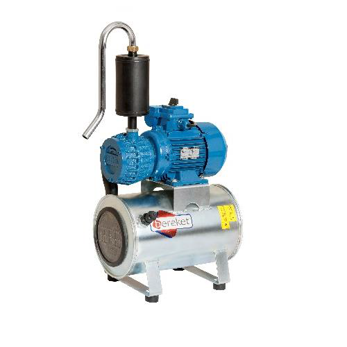 DRY VACUUM PUMP 230 LT/MIN WITH TANK