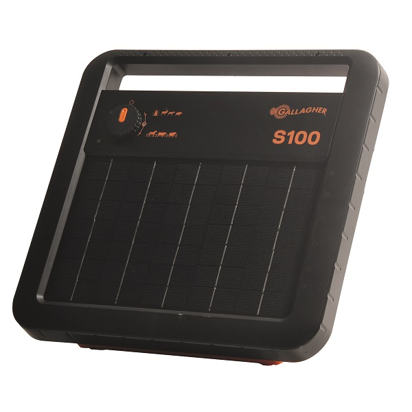 S100 and S40 SOLAR POWER FENCES ENERGISER INCLUDING BATTERY (12 V - 7,2 Ah)