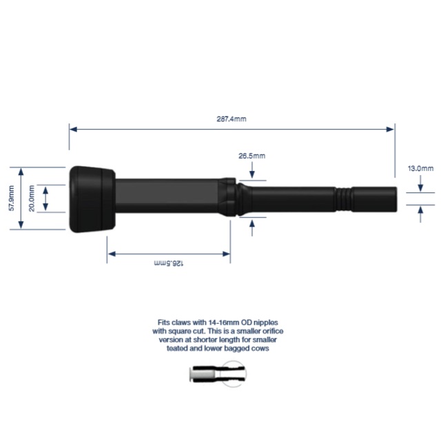 Original liner fitting MILKRITE IP11U